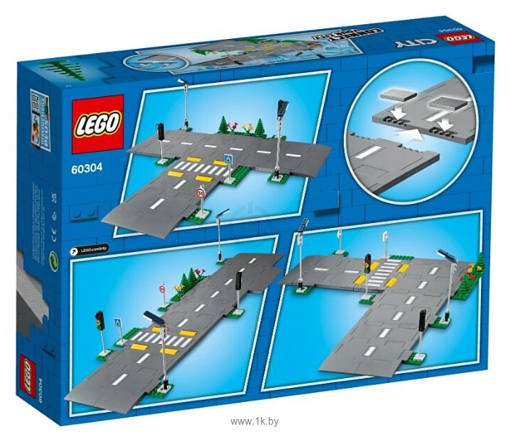 Фотографии LEGO LEGO City 60304 Дорожные пластины
