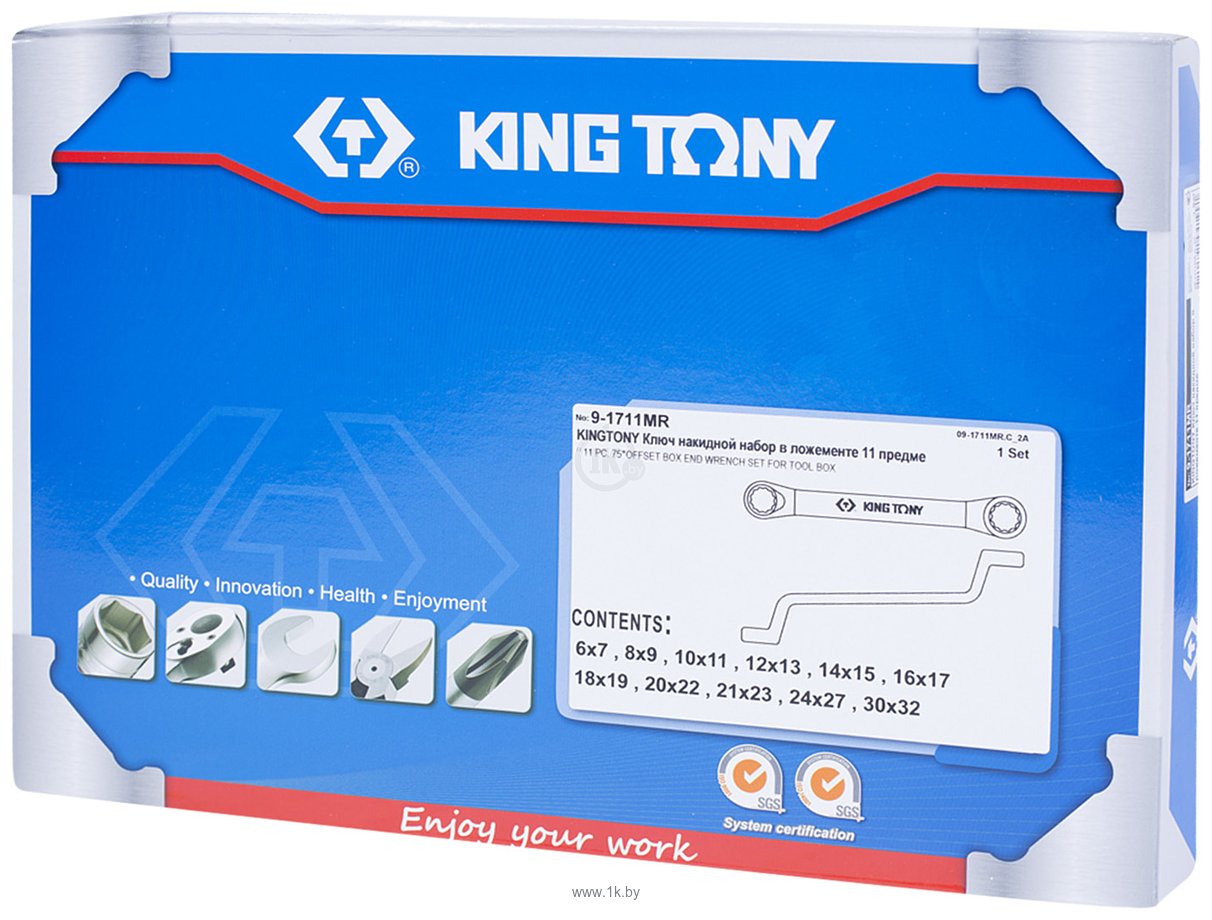 Фотографии King Tony 9-1711MR 11 предметов