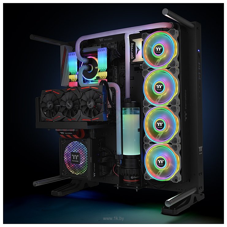 Фотографии Thermaltake Riing Quad 12 RGB TT Premium CL-F100-PL12SW-C