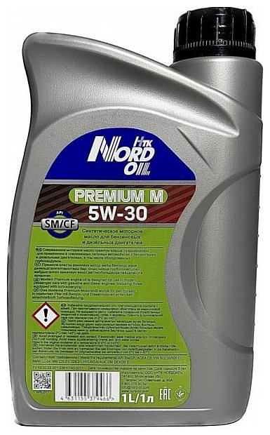 Фотографии Nord Oil Premium М 5W-30 SM/CF 1л