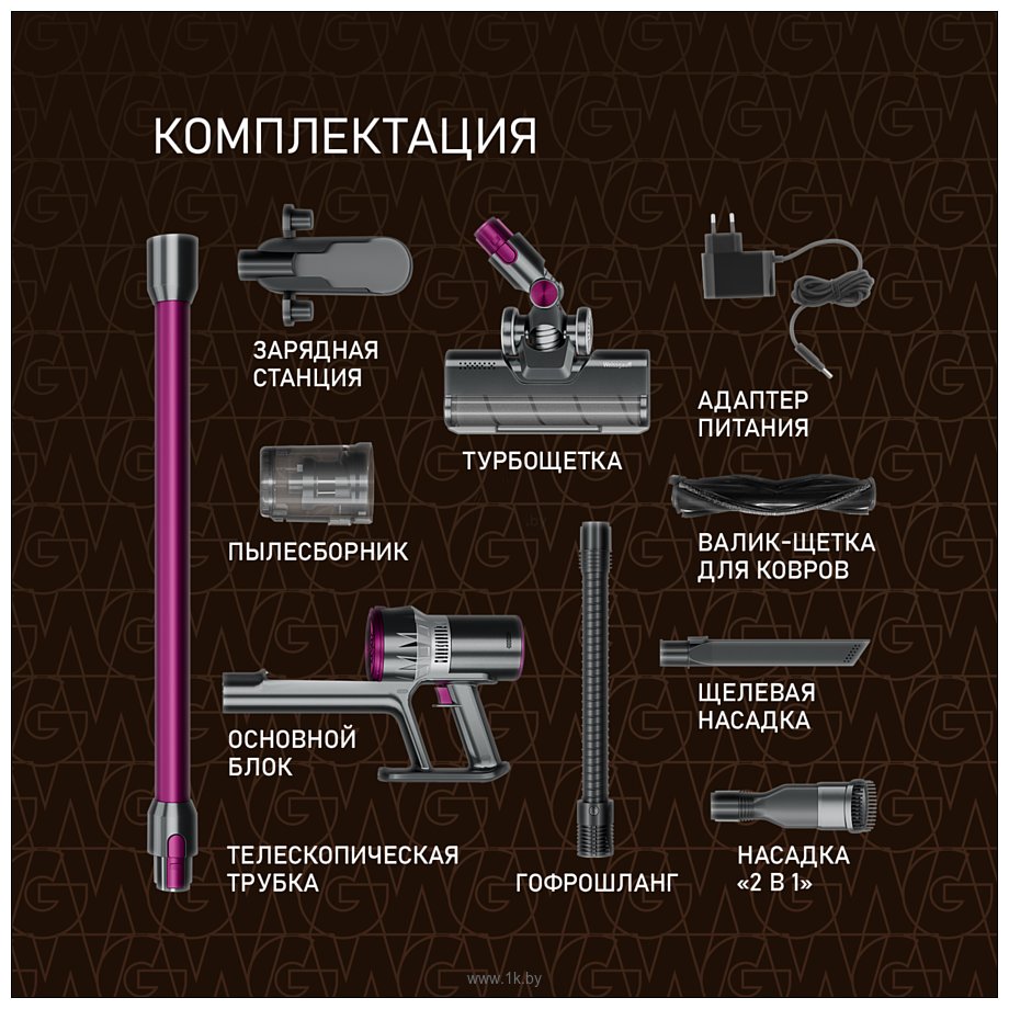 Фотографии Weissgauff V12 BLDC 400 Magenta Turbo