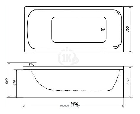 Фотографии Triton СТАНДАРТ 150x75 Экстра