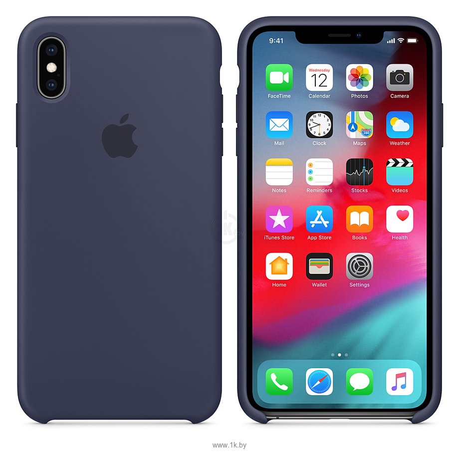 Фотографии Apple Silicone Case для iPhone XS Midnight Blue