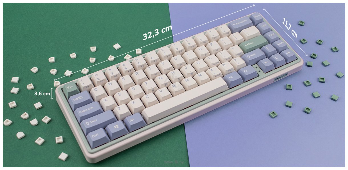 Фотографии Varmilo Minilo Eucalyptus VXB67 EC Daisy V2 (без кириллицы)