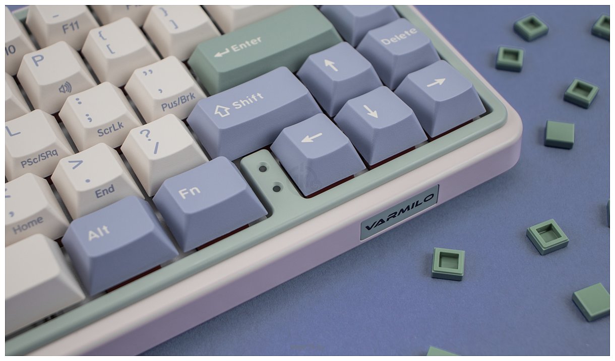 Фотографии Varmilo Minilo Eucalyptus VXB67 EC Daisy V2 (без кириллицы)