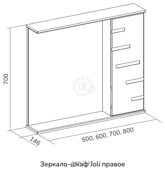 Фотографии Volna  Joli 60 правый