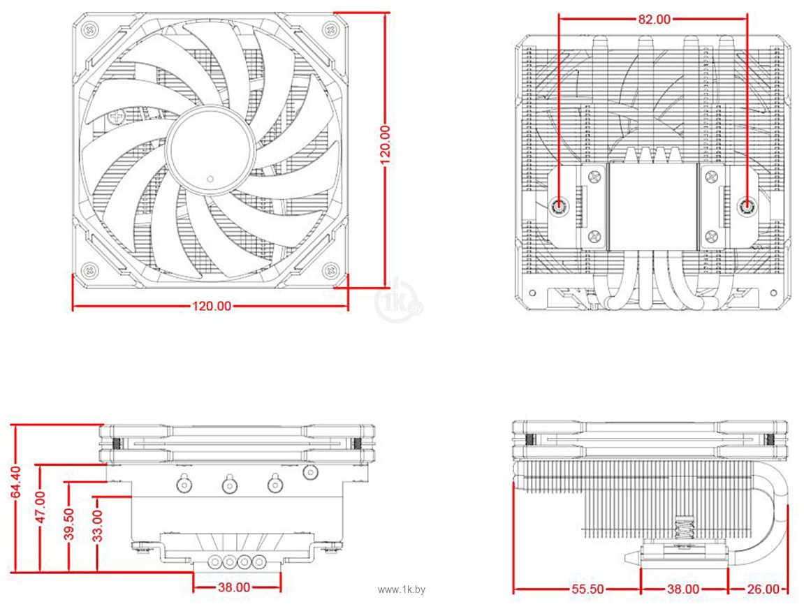 Фотографии ID-COOLING IS-65-XT Black