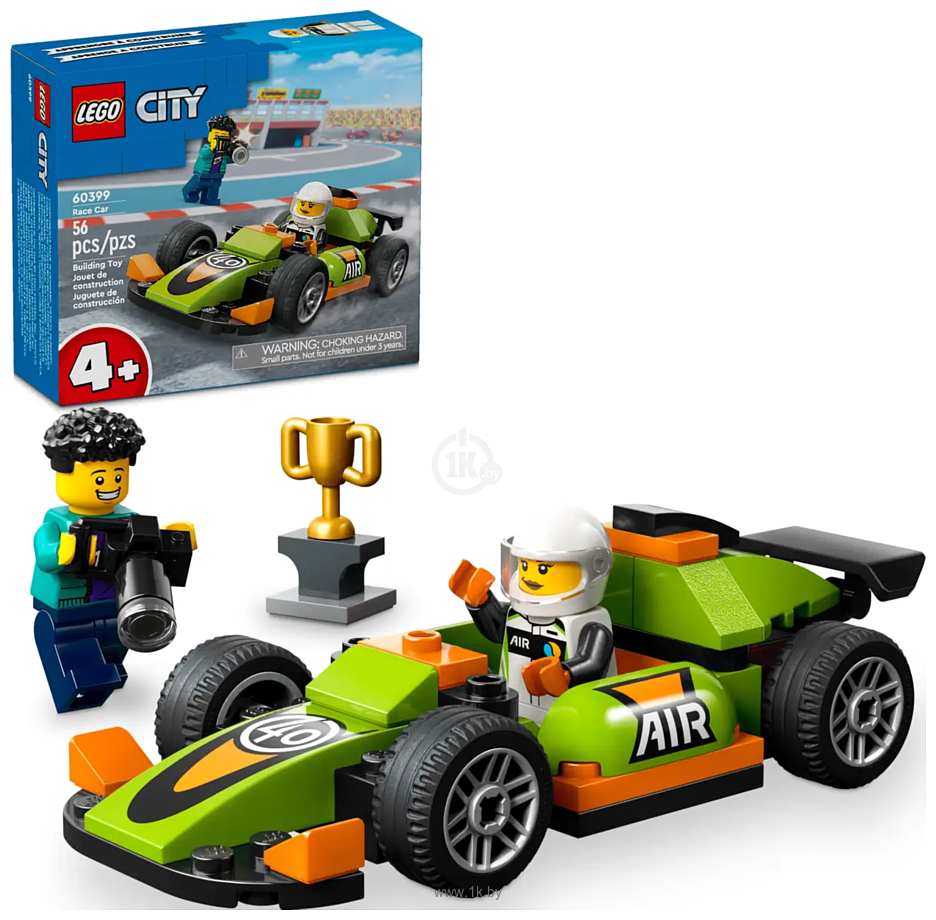 Фотографии LEGO City 60399 Зеленый гоночный автомобиль