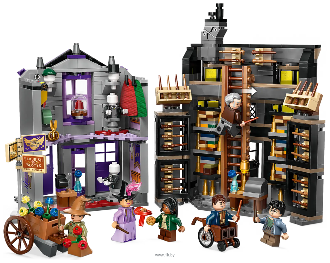 Фотографии LEGO Harry Potter 76439 Лавка Олливандера и магазин мантий мадам Малкин