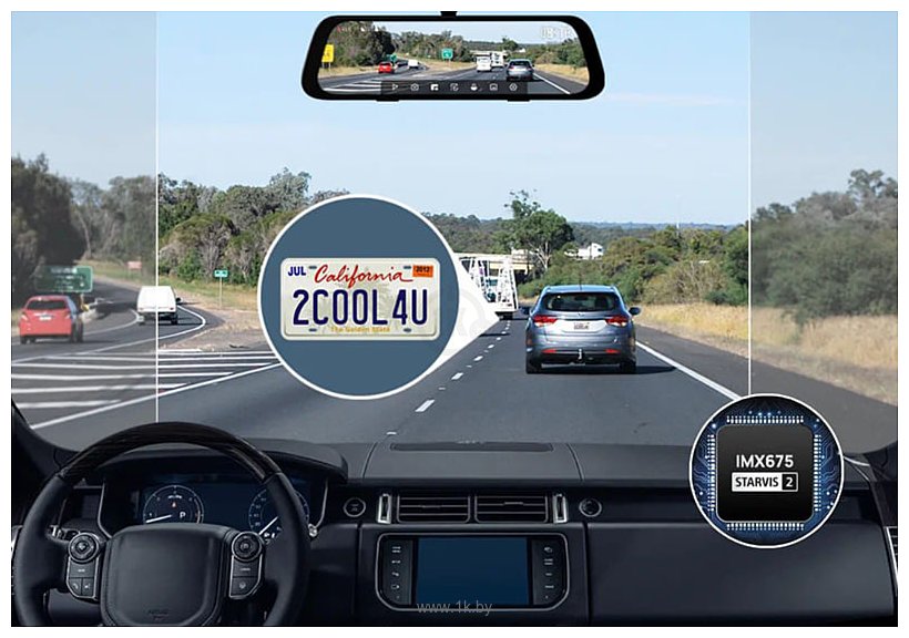 Фотографии 70mai Rearview S500 Dash Cam Set (международная версия)