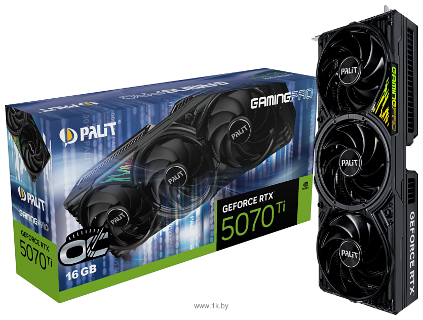 Фотографии Palit GeForce RTX 5070 Ti GamingPro OC (NE7507TS19T2-GB2031A)