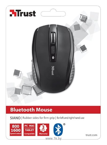 Фотографии Trust Siano Bluetooth Wireless Mouse black Bluetooth