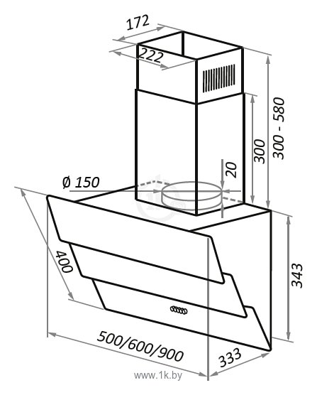 Фотографии MAUNFELD Cascada Push 60 черный