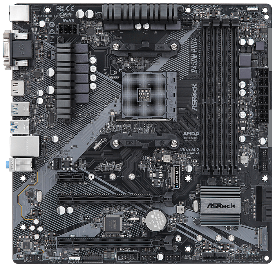 Фотографии ASRock B450M Pro4 R2.0