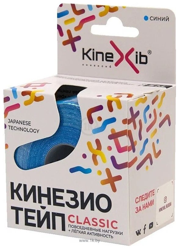 Фотографии Kinexib Classic 5 см x 5 м (синий)