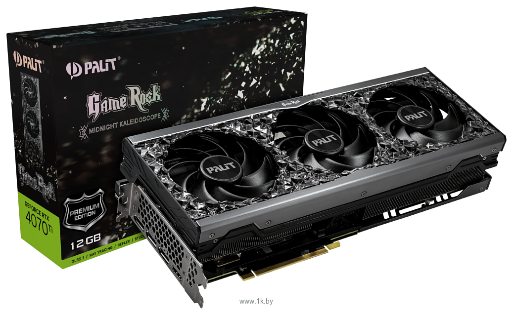 Фотографии Palit GeForce RTX 4070 Ti GameRock Premium 12GB (NED407TS19K9-1045G)