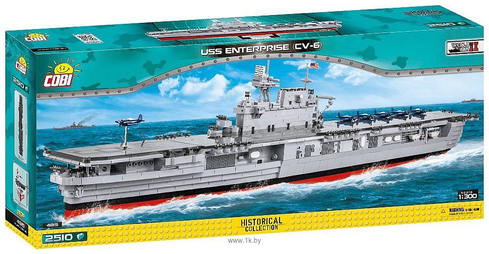 Фотографии Cobi World War II 4815 USS Enterprise CV-6