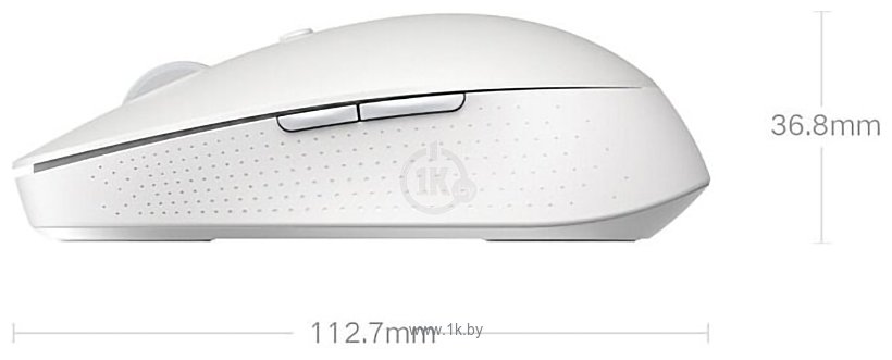 Фотографии Xiaomi Mi Dual Mode Wireless Mouse Silent Edition WXSMSBMW03 white