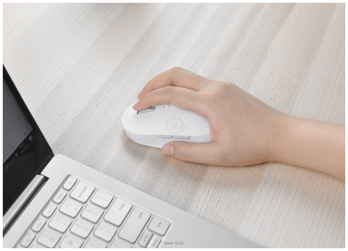 Фотографии Xiaomi Mi Dual Mode Wireless Mouse Silent Edition WXSMSBMW03 white