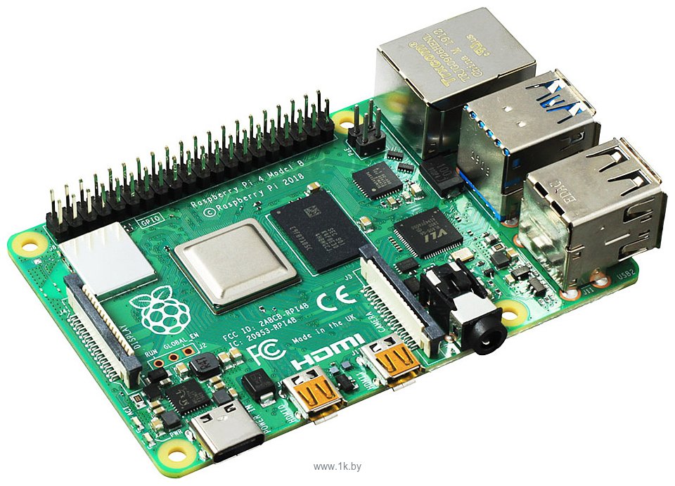 Фотографии Raspberry Pi 4 Model B 1GB