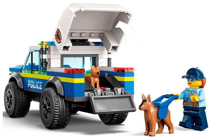 Фотографии LEGO City 60369 Дрессировка полицейской собаки на выезде