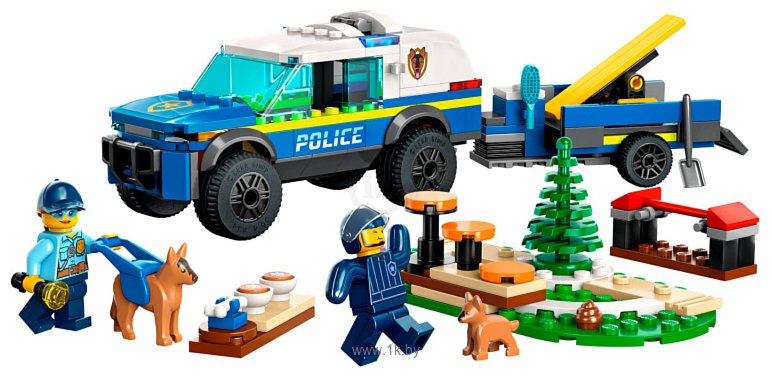 Фотографии LEGO City 60369 Дрессировка полицейской собаки на выезде