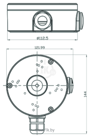 Фотографии TRASSIR TR-JB302 монтажный короб