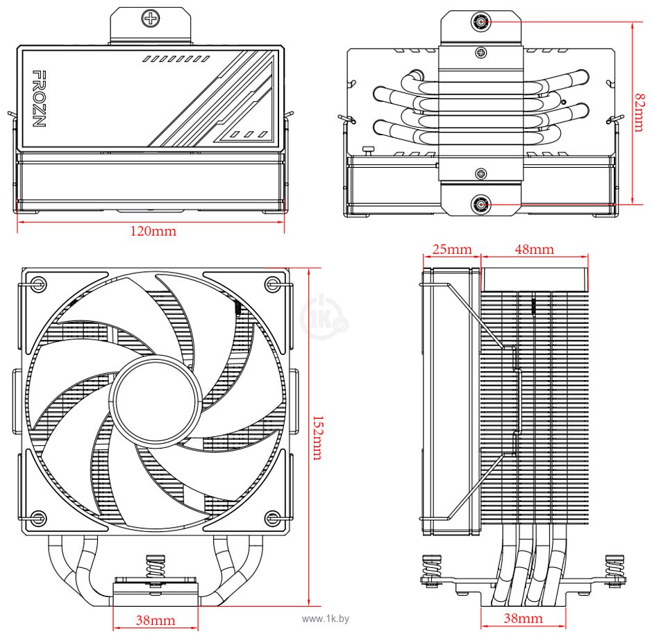 Фотографии ID-COOLING Frozn A410 Black