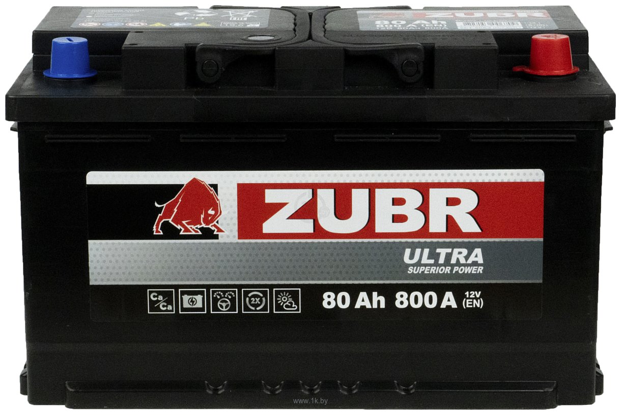 Фотографии Zubr Ultra R+ Турция (80Ah)