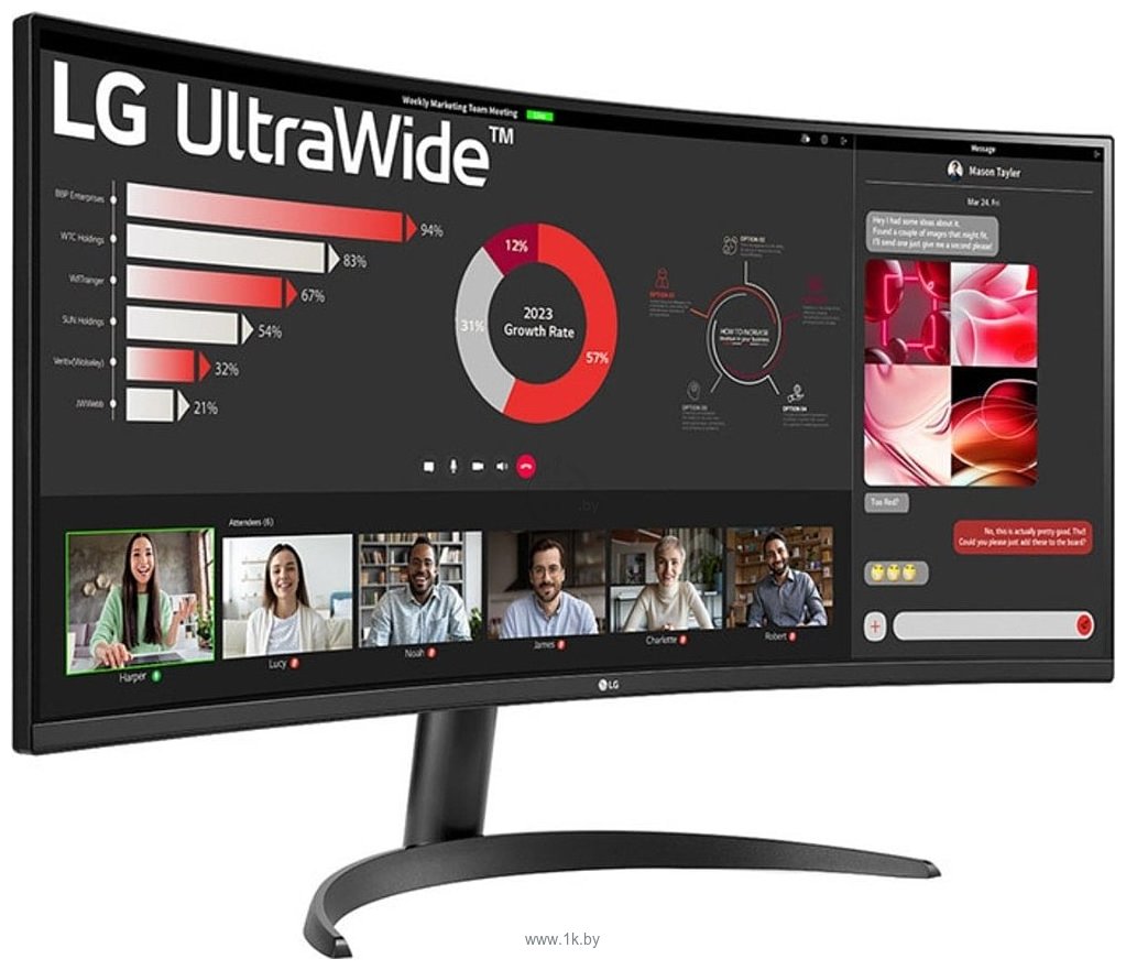 Фотографии LG UltraWide 34WR50QK-B