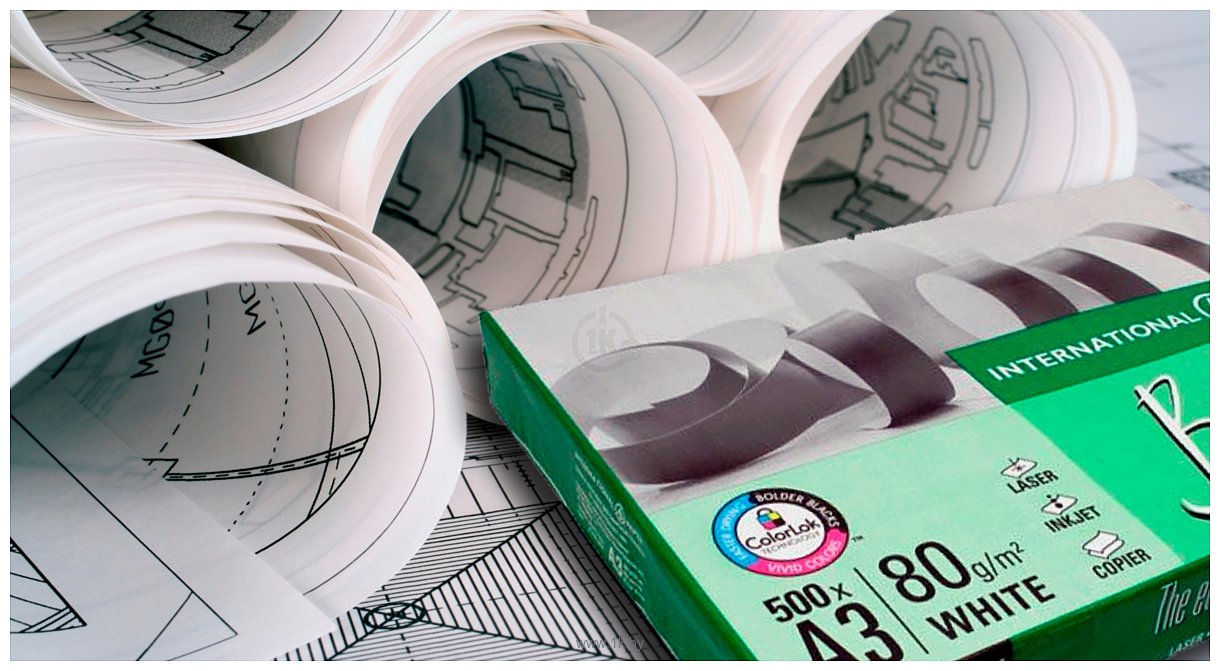 Фотографии Ballet Universal ColorLok A3 80г/м 500 л