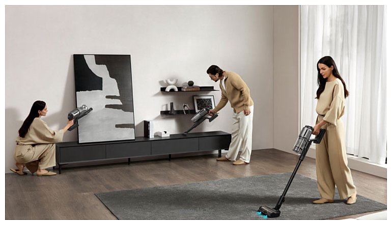 Фотографии Dreame Cordless Vacuum Cleaner Z30 Aqua Cycle VZV77B (евровилка)