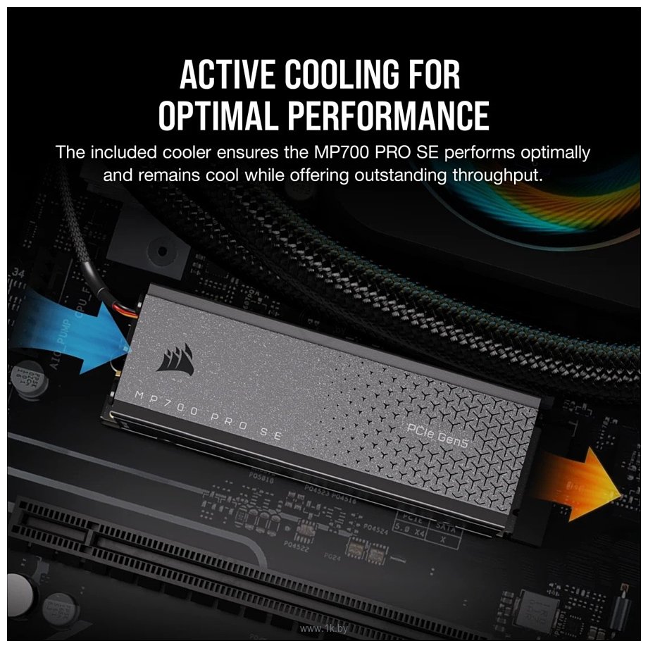 Фотографии Corsair MP700 Pro SE 4TB CSSD-F4000GBMP700PROS