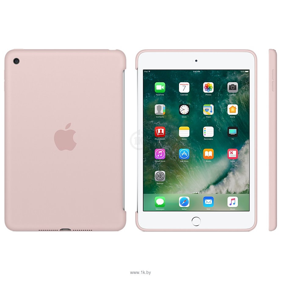 Фотографии Apple Silicone Case for iPad mini 4 (Pink Sand) (MNND2)