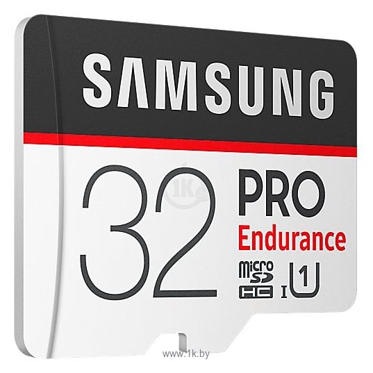 Фотографии Samsung microSDHC PRO Endurance UHS-I U1 100MB/s 32GB + SD adapter