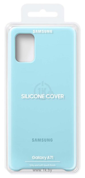 Фотографии Samsung Silicone Cover A71 (голубой)