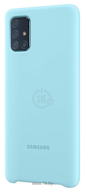 Фотографии Samsung Silicone Cover A71 (голубой)