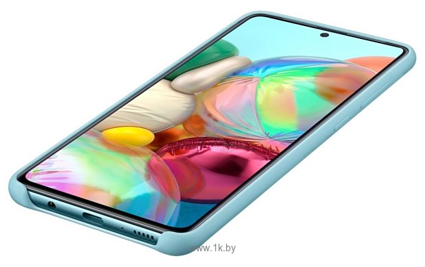 Фотографии Samsung Silicone Cover A71 (голубой)