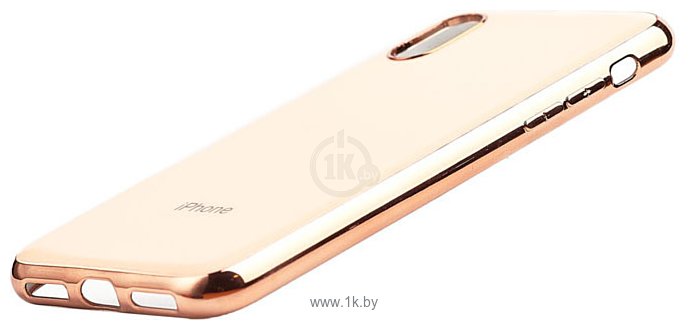Фотографии EXPERTS Plating Tpu для Apple iPhone XR (розово-золотой)