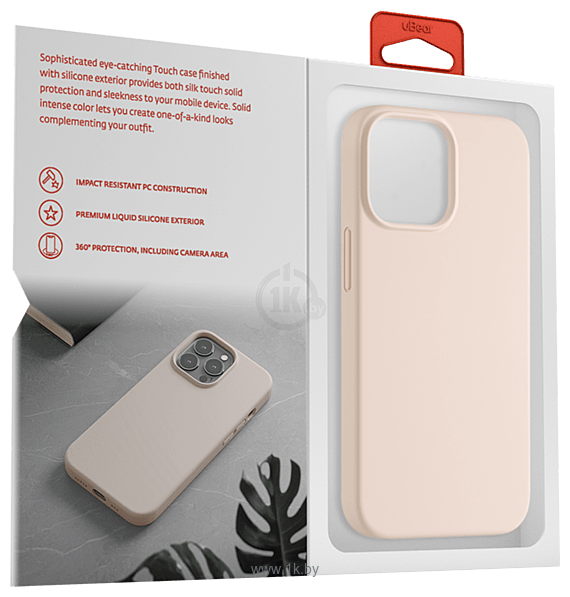 Фотографии uBear Touch Case для iPhone 13 (розовый)