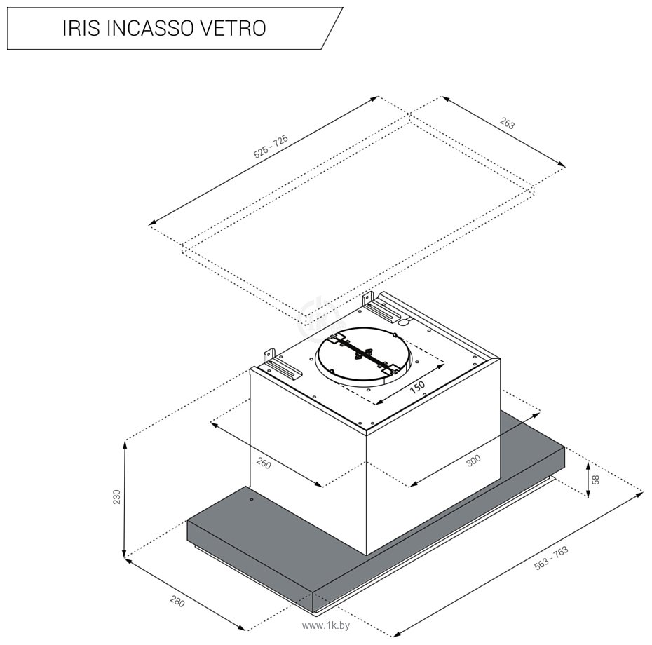 Фотографии SeeNERGY Iris Incasso Vetro 56 BL