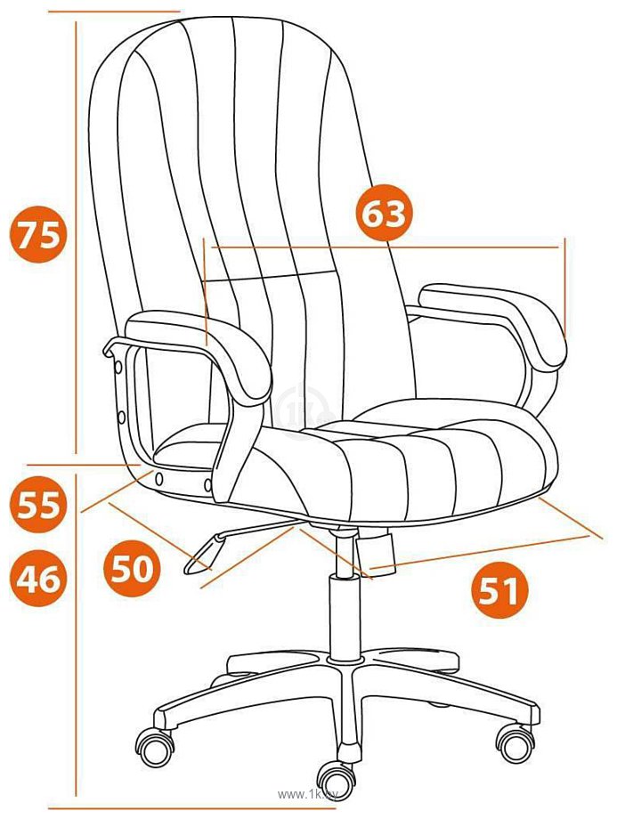 Фотографии TetChair СН888 LT 22 (флок, серый)