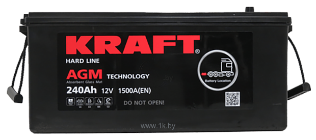 Фотографии KRAFT AGM 240(3) евро (240Ah)