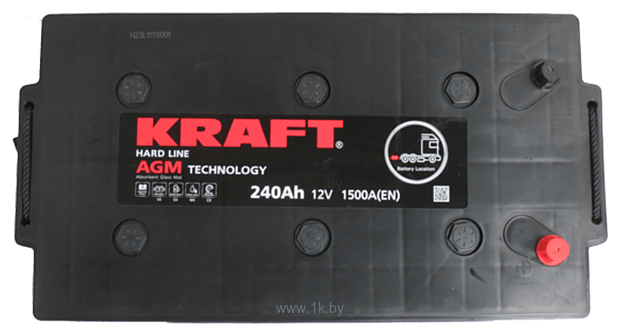 Фотографии KRAFT AGM 240(3) евро (240Ah)