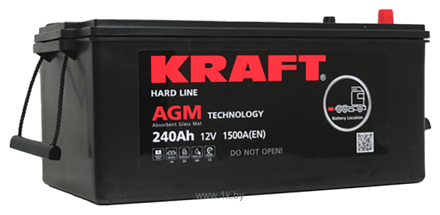 Фотографии KRAFT AGM 240(3) евро (240Ah)