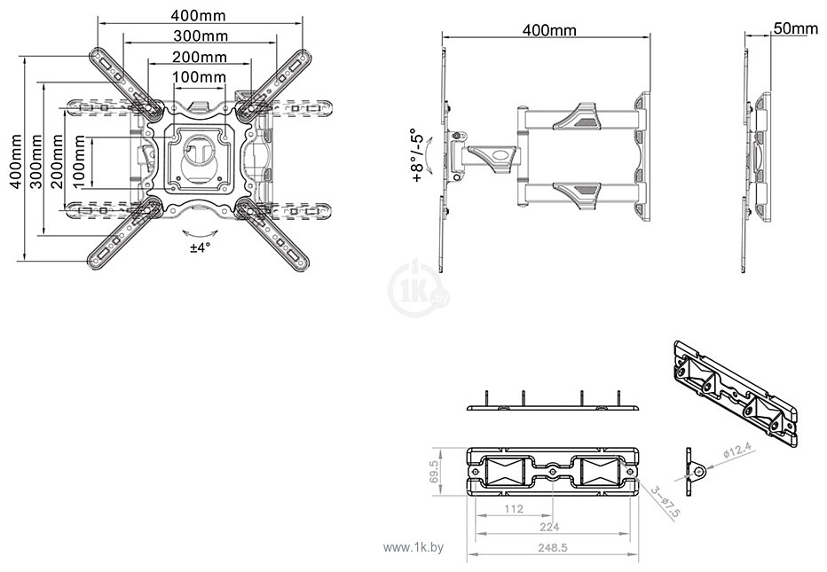 Фотографии Multibrackets M VESA Flexarm M Full Motion Single