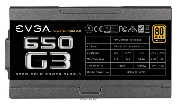 Фотографии EVGA SuperNOVA 650 G3 650W