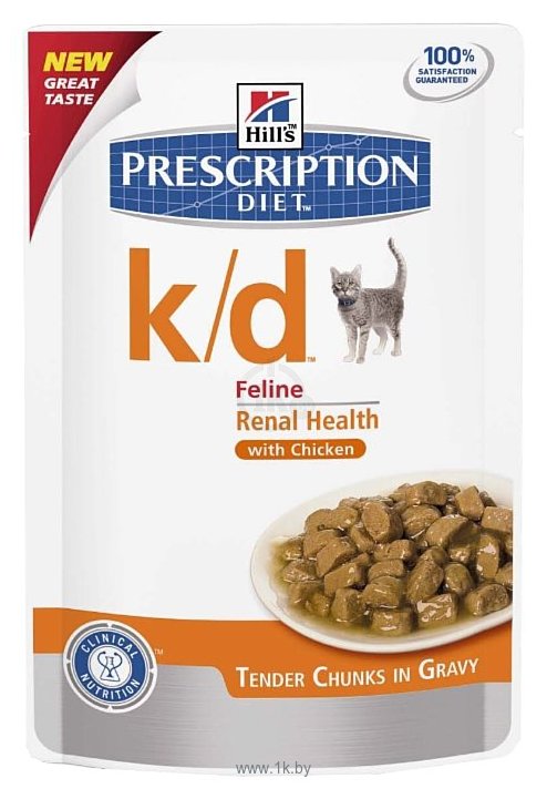 Фотографии Hill's (0.085 кг) 1 шт. Prescription Diet K/D Feline with Chicken wet