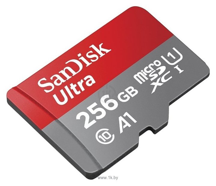 Фотографии SanDisk Ultra microSDXC Class 10 UHS Class 1 A1 100MB/s 256GB + SD adapter
