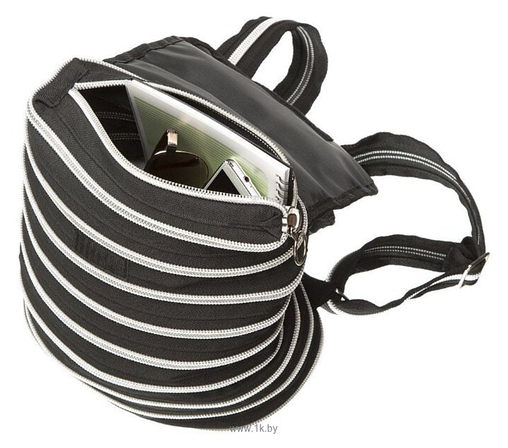 Фотографии ZIPIT Zipper Backpack Black & Silver